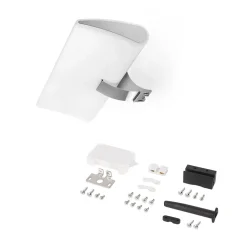 Emuca Spot LED pour miroir de salle de bain Aries (AC 230V 50Hz), 7 W, Chromé, Plastique et Aluminium