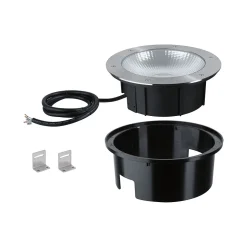 Encastré de sol LED Durea IP67 rond 273mm 3000K 15W 1040lm 230V 80 Acier inoxydable Métal