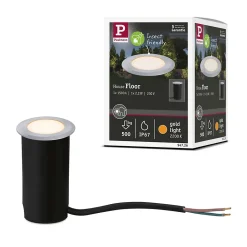 Encastré de sol LED favorable aux insectes IP67 rond 50mm 2200K 2,2W 60lm 230V Alu Matière plastique Métal