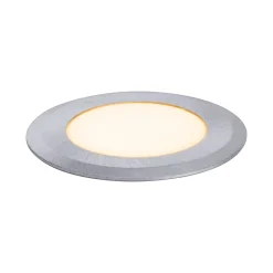 Encastré de sol LED favorable aux insectes IP67 rond 50mm 2200K 2,2W 60lm 230V Alu Matière plastique Métal