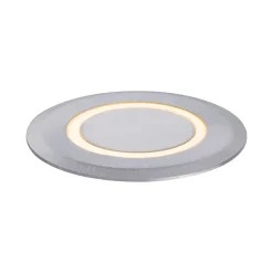 Encastré de sol LED Lumière dorée favorable aux insectes IP67 rond 50mm 2200K 2,2W 15lm 230V Alu Matière plastique Métal