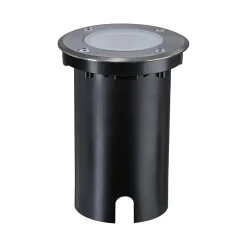 Encastré de sol LED Smart Home Zigbee 3.0 Floor IP67 rond 110mm RGBW+ 4,9W 300lm 230V 120 Acier brossé Aluminium