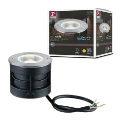 Encastré de sol LED Vanea résistant à l'eau de mer IP67 rond 100mm 3000K 3,5W 160lm 230V 93 Alu Aluminium