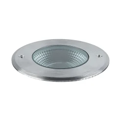 Encastré de sol LED Vanea résistant à l'eau de mer IP67 rond 100mm 3000K 3,5W 160lm 230V 93 Alu Aluminium