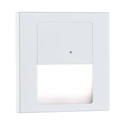 Encastré mural LED Tsaro carré 80x80mm 1W 80lm 230V 2700K Blanc dépoli