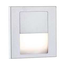 Encastré mural LED Tsaro carré 80x80mm 1W 80lm 230V 2700K Chrome mat