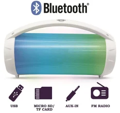 Enceinte Bluetooth Sans-Fil Lumineuse avec Micro iParty