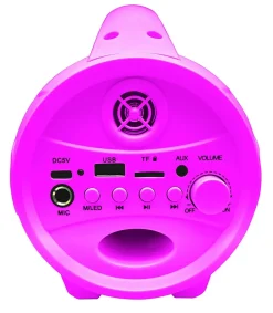 Enceinte Bluetooth Sans-Fil Lumineuse avec Micro Barbie