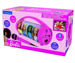 Enceinte Bluetooth Sans-Fil Lumineuse avec Micro Barbie