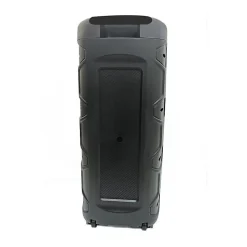 Enceinte Karaoké lumineuse - INOVALLEY - KA123-XXL - Bluetooth V5.0 - 75 cm - 900 W - Noir