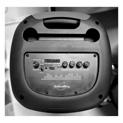 Enceinte Karaoké lumineuse - INOVALLEY - KA123-XXL - Bluetooth V5.0 - 75 cm - 900 W - Noir