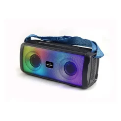 Enceinte lumineuse bluetooth - INOVALLEY - HP345-B - 10W - LEDs - Bluetooth V5.3 - Micro - TWS - FM - USB 2.0 - micro SD - AUX-I