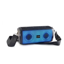 Enceinte lumineuse bluetooth - INOVALLEY - HP345-B - 10W - LEDs - Bluetooth V5.3 - Micro - TWS - FM - USB 2.0 - micro SD - AUX-I