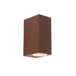 Ensemble de 4 appliques murales rouille brun 2 lumières IP44 - Baleno I
