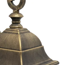 Ensemble de 2 appliques murales d'extérieur romantiques en bronze - Londres