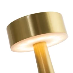 Ensemble de 2 lampes de table rechargeables dorées RGBW - Isobel