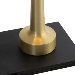 Ensemble de 2 lampes de table rechargeables dorées RGBW - Isobel