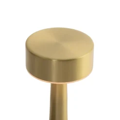 Ensemble de 2 lampes de table rechargeables dorées RGBW - Isobel