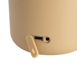 Ensemble de 2 lampes de table d'extérieur dorées avec blanc, avec LED rechargeable - Haard