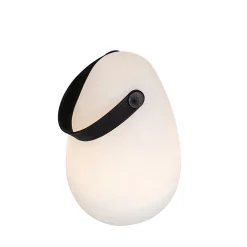 Ensemble de 2 lampes de table blanches RGBW rechargeables IP54 - Pion