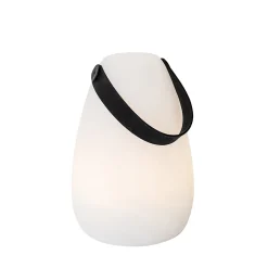 Ensemble de 2 lampes de table blanches RGBW rechargeables IP54 - Pion