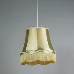 Ensemble de 4 lampes suspendues rétro vertes 45 cm - Granny