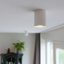 Ensemble de 6 spots blancs orientables et inclinables - Rondoo 1 Up