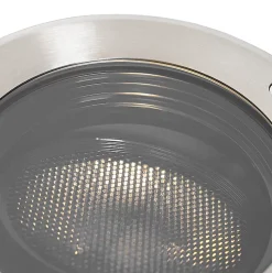 Ensemble de 6 spots encastrés acier AR111 orientables IP65 - Delux Honey