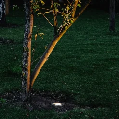 Ensemble de 6 spots encastrés modernes pour extérieur en acier inoxydable IP65 orientables - Delux