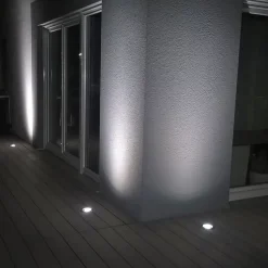 Ensemble de 6 spots encastrés intelligents pour extérieur réglables avec WiFi GU10 - Delux