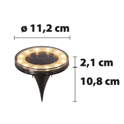 ENTERPRISE: KIT de 2 lampes solaires avec piquet