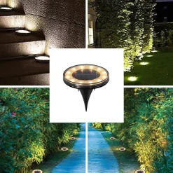 ENTERPRISE: KIT de 2 lampes solaires avec piquet