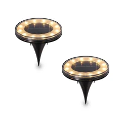 ENTERPRISE: KIT de 2 lampes solaires avec piquet