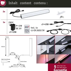 EntertainLED Lightbar Dynamic RGB 2x0,6W 2x24lm RGB