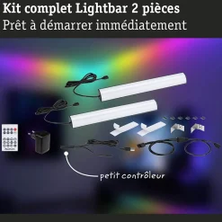 EntertainLED Lightbar Dynamic RGB 2x0,6W 2x24lm RGB