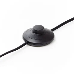 ERENA Lampadaire 1L vert clair E27 40W - métal/bois - ampoule non incluse