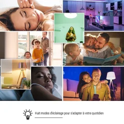 Ezviz Ampoule Led Connectée Wifi Lb1 Multicouleur