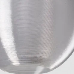 Faro AIRE Plafonnier suspendu dôme de 45 cm translucide