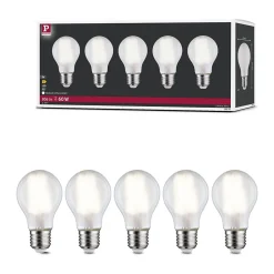 Filament 230 V Ampoule LED E27 5x806lm 5x7W 4000K Dépoli