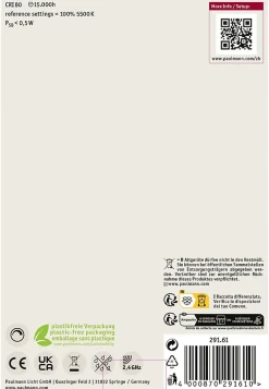 Filament 230 V Smart Home Zigbee 3.0 Globe LED G125 E27 600lm 7,5W Tunable White gradable Doré