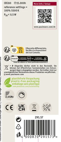 Filament 230 V Smart Home Zigbee 3.0 Ampoules LED ST64 E27 600lm 7,5W Tunable White gradable Doré