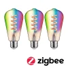 Filament 230 V Smart Home Zigbee 3.0 Ampoules LED ST64 E27 3x470lm 3x6,3W RGBW+ gradable Doré
