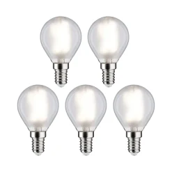 Filament 230 V Sphérique LED E14 5x470lm 5x4,8W 4000K Dépoli