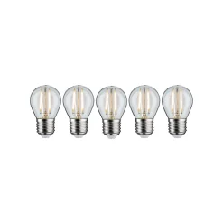 Filament 230 V Sphérique LED E27 5x250lm 5x2,6W 2700K Clair