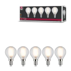 Filament 230 V Sphérique LED E14 5x470lm 5x4,8W 2700K Dépoli