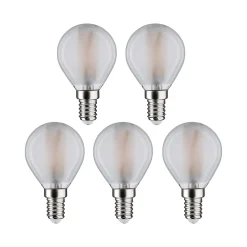 Filament 230 V Sphérique LED E14 5x470lm 5x4,8W 2700K Dépoli