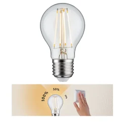 Filament 230 V 3-Step-Dim Ampoule LED E27 4x806lm 4x8W 2700K gradable Clair