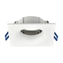 Fixation spot BRAYTRON Tetra-D, carré, blanc, fixe, longueur et largeur 89mm, aluminium