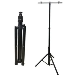 Fixation Trépied Triple pour Projecteur Phare NOIR - SILAMP