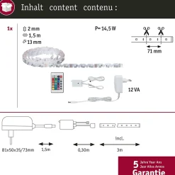 FlexLED Strip 3D LED 3m 19W 42 LEDs/m RGB 24VA